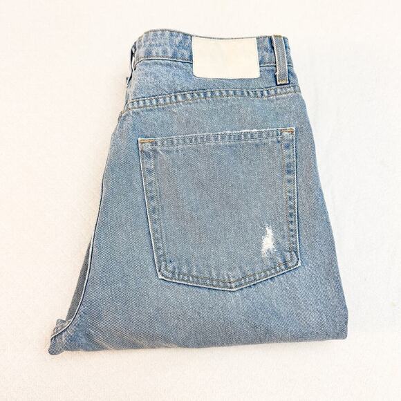 GRLFRND Harlow High Rise Boot Slit Split Hem Light Wash Denim Jeans Size 29 - Picture 1 of 9